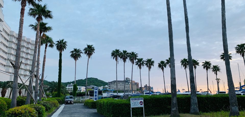 淡路島の保養所からの景色